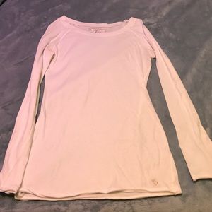 White Abercrombie long sleeve shirt